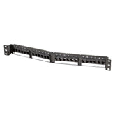 Legrand - Ortronics OR-SPA5EU24 24 Port TechChoice Angled Patch Panel, Category 5e